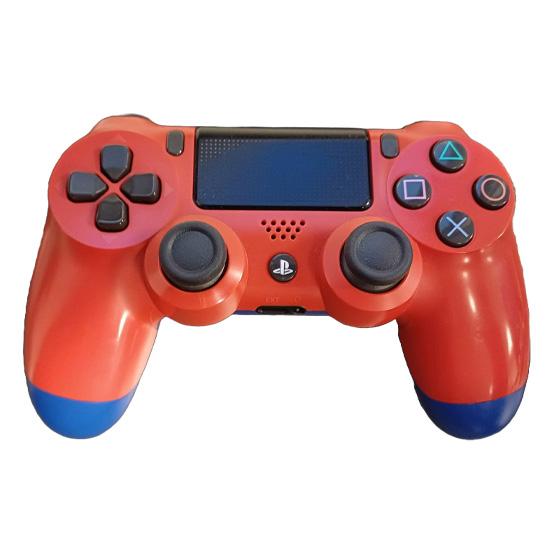 Sony PS4 Controller Dualshock 4 Custom Rode Voorkant met Blauwe