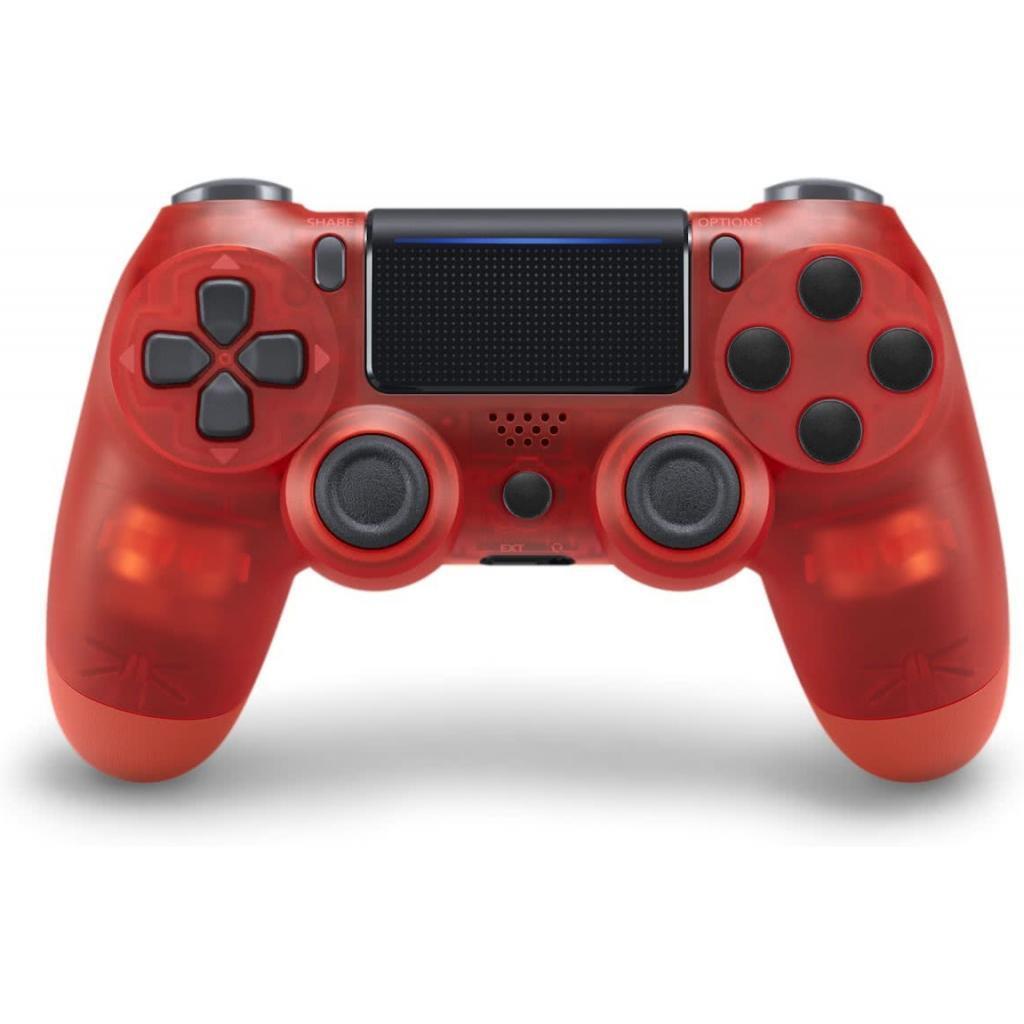 Sony PS4 Controller V2 Dualshock 4 Transparant Rood met Zwarte