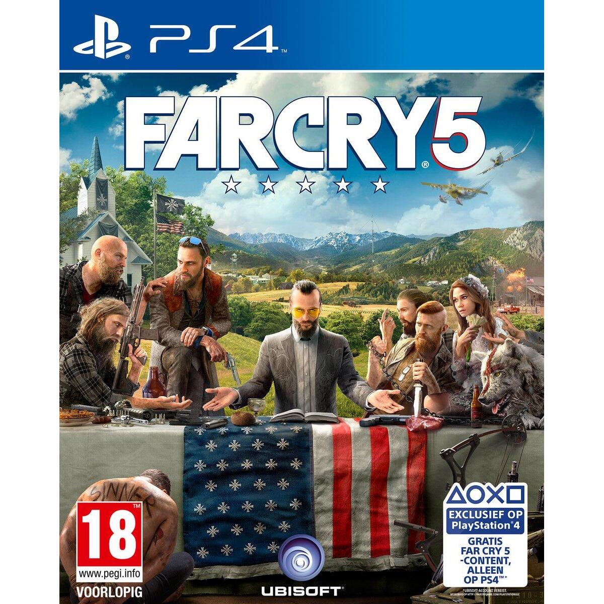 Vuilnisbak vloot Verkeersopstopping Far Cry 5 (PS4) | €13.99 | Aanbieding!