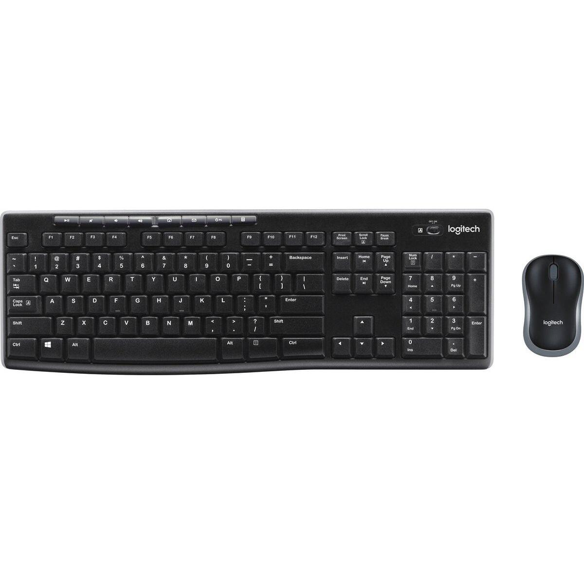 Toetsenbord Muis Logitech MK270 Qwerty
