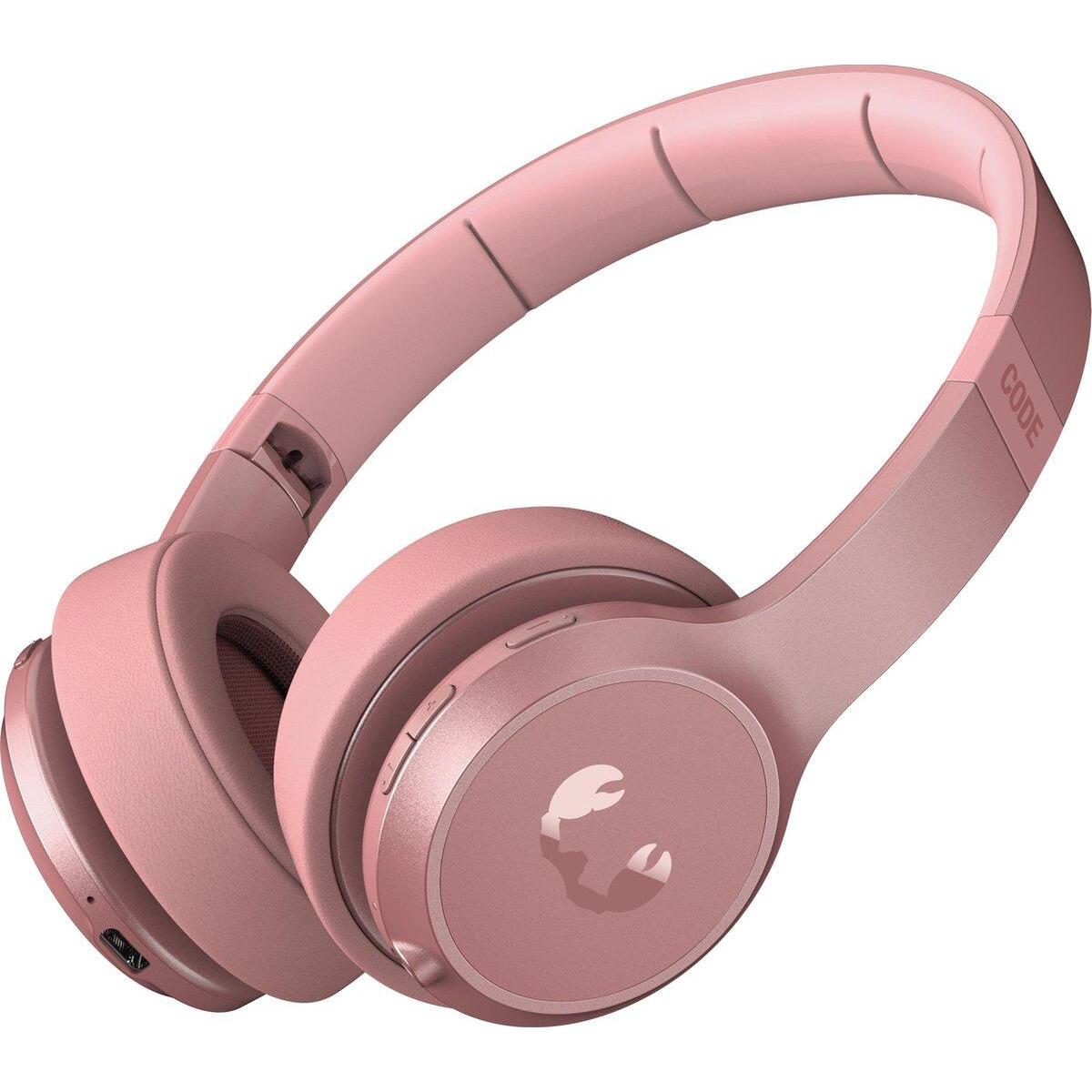 Pink bluetooth headphones deals