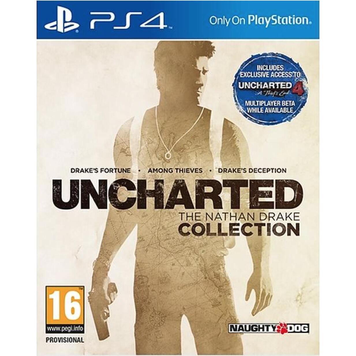 Uncharted remastered ps4 sale