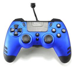 Steelplay MetalTech Wired Controller - Sapphire Blue (PS4 & PS3)