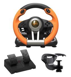 PXN V3 Pro - Oranje - Racestuur - PS4, Xbox One, PC, Xbox Series, PS3, Switch
