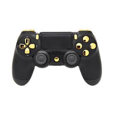 Sony PS4 Controller Dualshock 4 - Zwart Met Custom Gouden Knoppen - (Origineel)