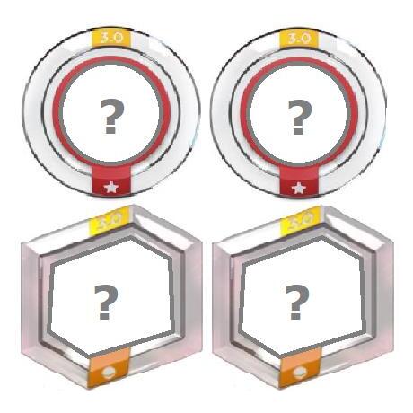 Verrassingset 4 stuks Power Disc Disney Infinity 3.0