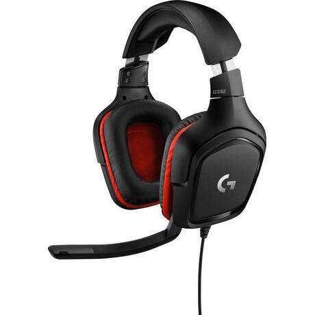 Logitech G332 Lichtgewicht Headset - Zwart/Rood