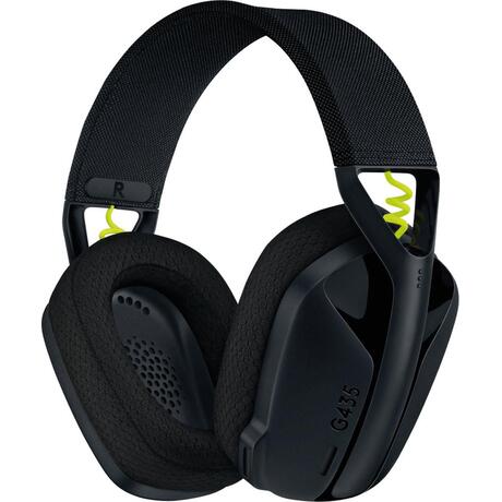 Logitech G435 Lightspeed - Wireless Headset - Zwart/Geel - Bluetooth