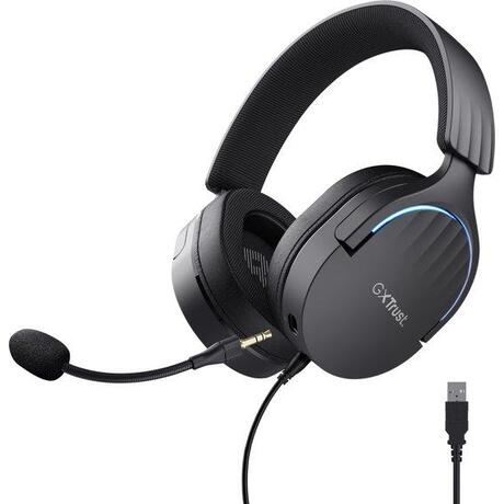 Trust GXT 490 Fayzo RGB Headset - 7.1 surround sound - USB verbinding - Zwart