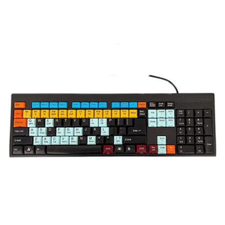 KEYTRONIC - Color-Coded Workstation Toetsenbord - KT400U5-PHI [Nieuw]