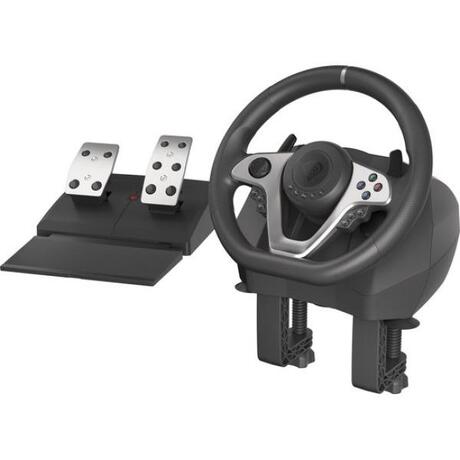 Genesis Seaborg 400 - Zwart / Zilver - Racestuur - PS4, PS3, Xbox One, Xbox 360, Switch