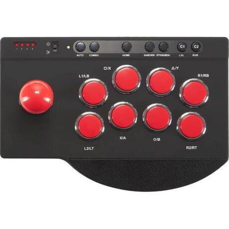 Subsonic Universele - Zwart/Rood - Arcade Stick Controller