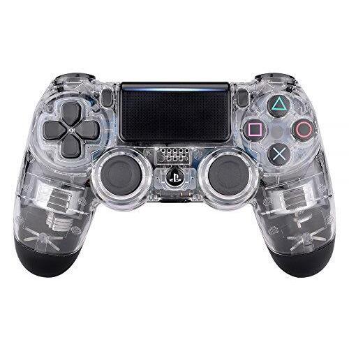 Sony PS4 Controller Dualshock 4 Crystal Zwart met 1 Extra Knop Origineel