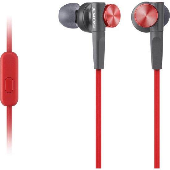 Sony MDR XB50AP Oortjes Rood