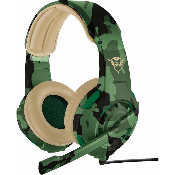 Trust GXT 310 Radius Gaming Headset Jungle Camouflage Switch
