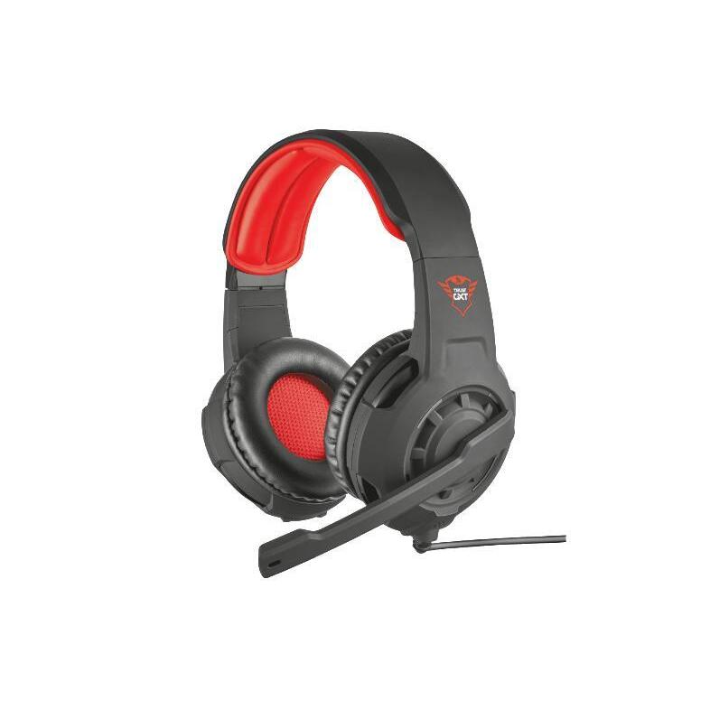 Trust GXT 4310 Jaww Headset Zwart Rood